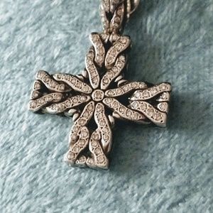 John Hardy Diamond cross pendant